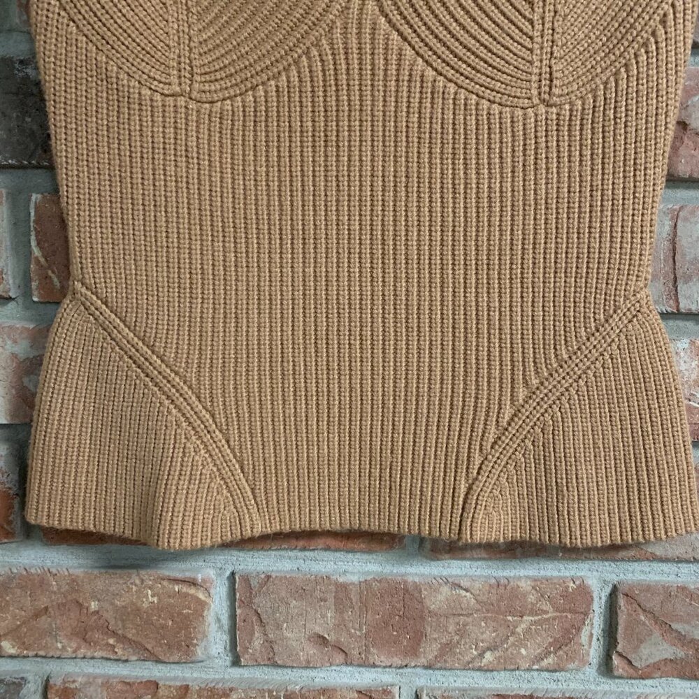 STAUD Camel Ribbed Knit Top - Picture 8 of 12